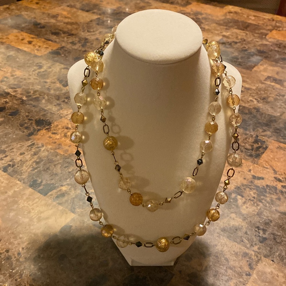 ❣️Gold Beaded Necklace
